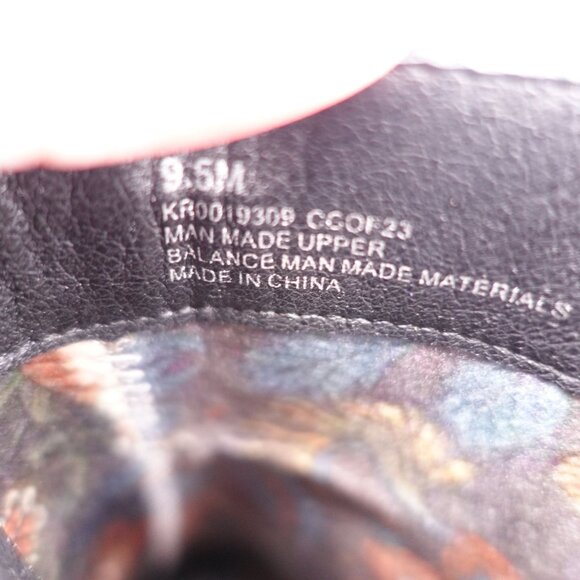 NWOB Korks Heidi Ankle Heeled Bootie Sz 9.5 M Black Faux Leather Buckle - Picture 9 of 9